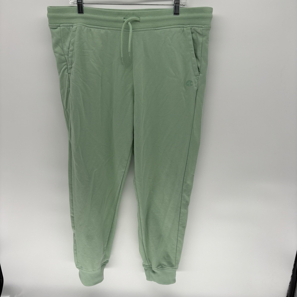 Champion Jogger‎ Sweatpants Mint Green Athletic Performance Drawstring Men XL